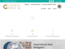 Tablet Screenshot of creative-grp.com